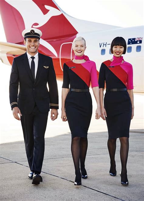 qantas cabin crew uniform.